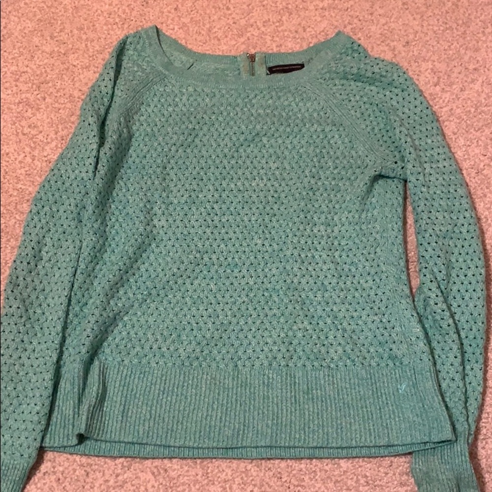 American Eagle Seafoam Green Sweater